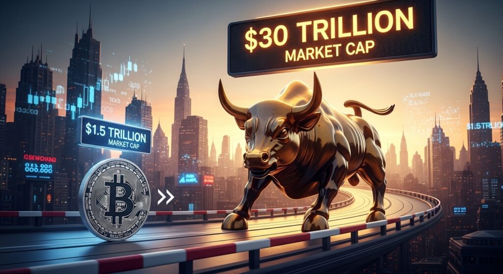 金、時価総額30兆ドル突破:ビットコインを大きく引き離す - BrainExe
